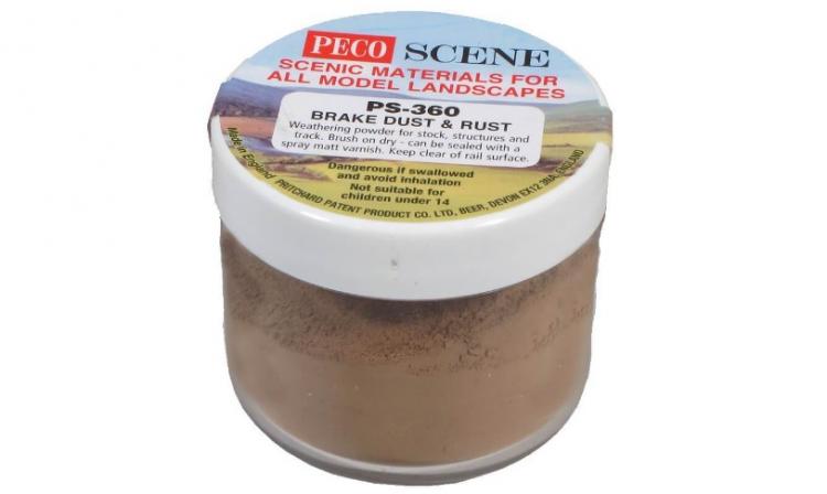 Peco - Weathering Powder - Brake Dust & Rust - Out of Stock