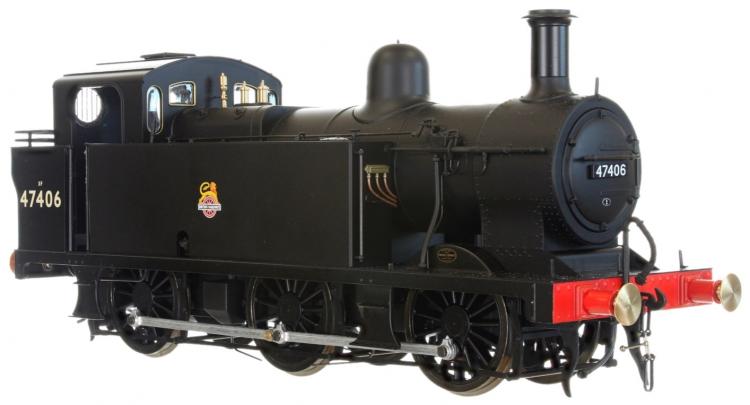 BR 3F Jinty 0-6-0T #47406 (Black - Early Crest) - Pre Order