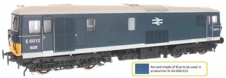 Class 73 #E6012 (BR Electric Blue - SYP) DCC Fitted - Pre Order