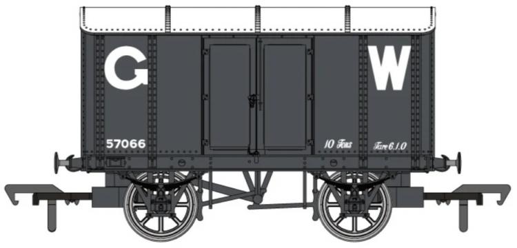 GWR Iron Mink Dia.V6 #57066 (Grey - 25