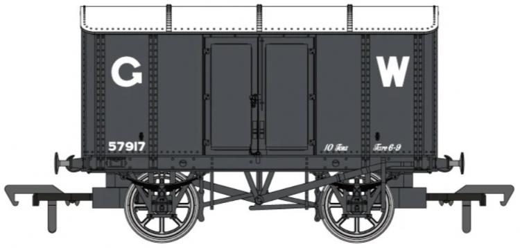 GWR Iron Mink Dia.V6 #57917 (Grey - 16
