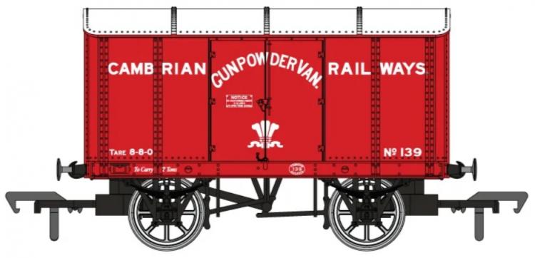 Cambrian Railway Iron Mink - Gunpowder Van #139 (Red) - Sold Out