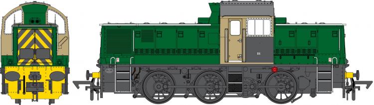 Class 14 - S&L #21 (Buckminster Quarries - ex BR Green) - Pre Order