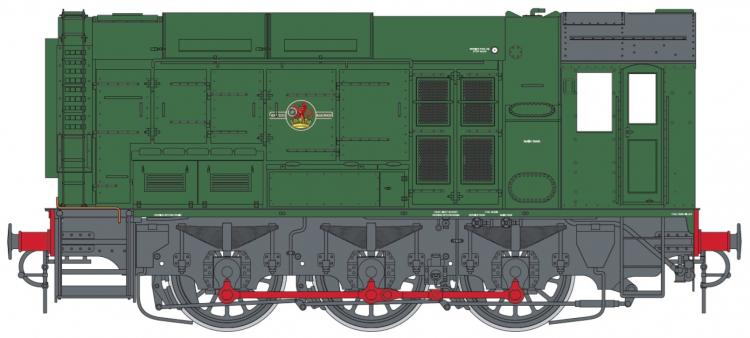 Class 08 #Unnumbered (BR Green - Late Crest - No Warning Panels) - Pre Order
