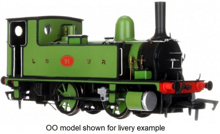 LSWR B4 0-4-0T #91 (Lined Green) - Pre Order