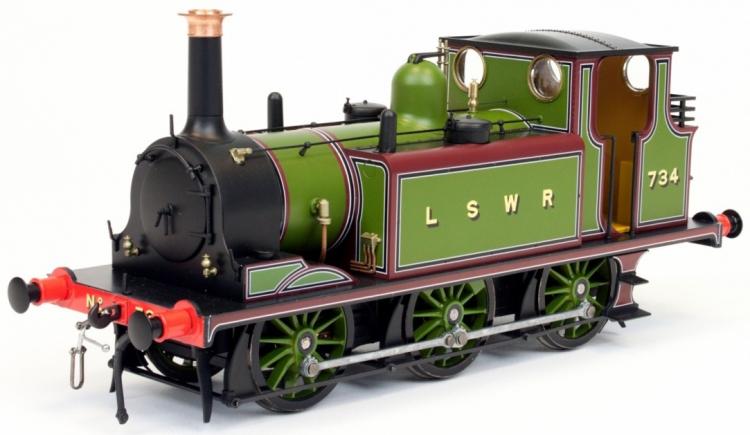 LSWR A1 Terrier 0-6-0T #734 (Drummond Royal Green) - Contact Us for Availability