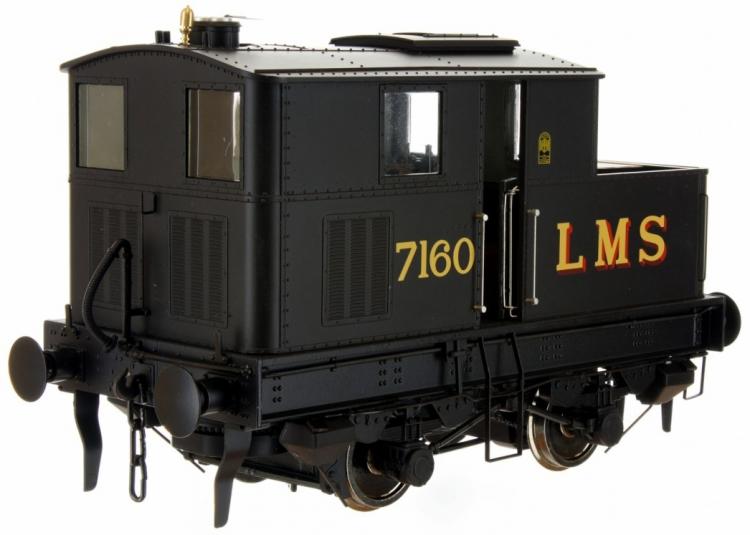 LMS 7160-7163 Sentinel 0-4-0T #7160 (Black) - Contact Us for Availability