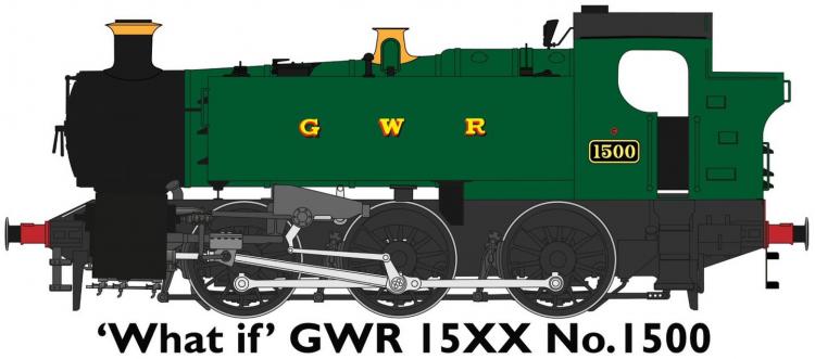 GWR 15xx 0-6-0PT #1500 (Green - 'GWR') Fictional - DCC Sound - Pre Order