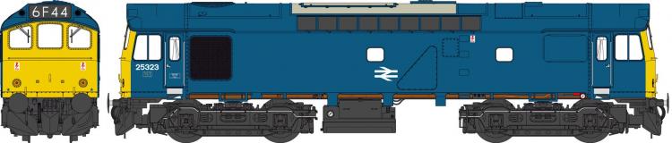 Class 25/3 #25323 (BR Blue - Small Arrows - Pre 1976) - Pre Order