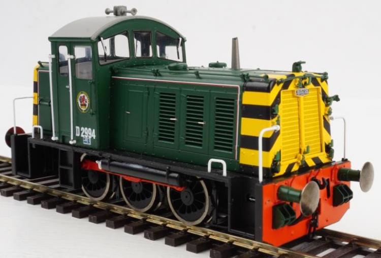 Class 07 #D2994 (BR Green - Wasp Stripes) Weathered - Pre Order