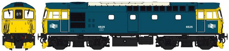 Class 33/1 Push-Pull Crompton #6525 (BR Blue - Small Arrows) - Pre Order