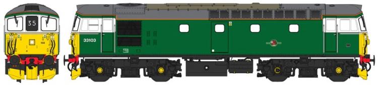Class 33/1 Push-Pull Crompton #33103 (Cambrian Trains - BR Green) - Pre Order