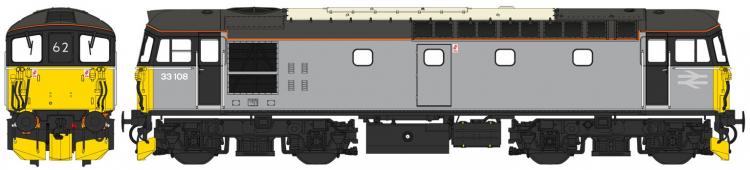 Class 33/1 Push-Pull Crompton #33108 (BR General Grey) - Pre Order