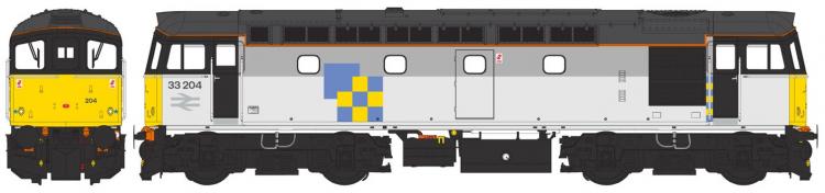 Class 33/2 Crompton #33204 (BR Railfreight - Construction) - Pre Order