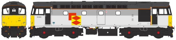 Class 33/2 Crompton #33203 (BR Railfreight - Distribution) - Pre Order