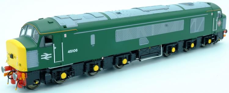 Class 45/1 Peak #45106 (BR Railtour Green) Tinsley Details - Sealed Beam Marker & HI Lights - Pre Order