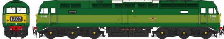 Class 47/0 #D1526 (BR Two-Tone Green - Small Yellow Panels) - Pre Order