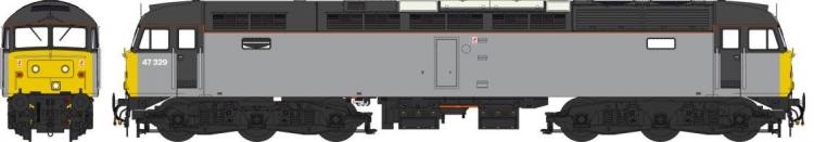Class 47/3 #47329 (BR Departmental - General Grey) - Pre Order