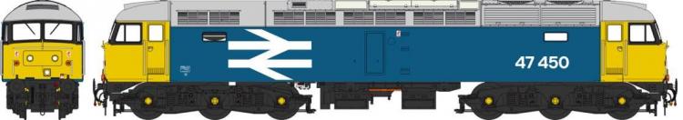 Class 47/4 #47450 (BR Blue - Large Arrows) DCC Sound - Pre Order
