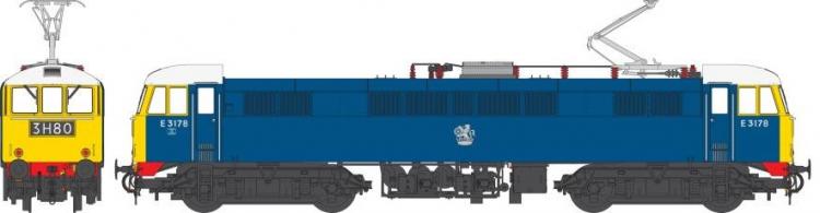 Class 86/0 #E3178 (BR Electric Blue - Lion/Wheel Emblem - Full Yellow Ends) - Pre Order
