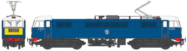 Class 86/0 #E3101 (BR Electric Blue - Lion/Wheel Emblem - Small Yellow Panels) - Pre Order