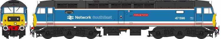 Class 47/4 #47596 'Aldeburgh Festival' (Network SouthEast - Late) - Pre Order