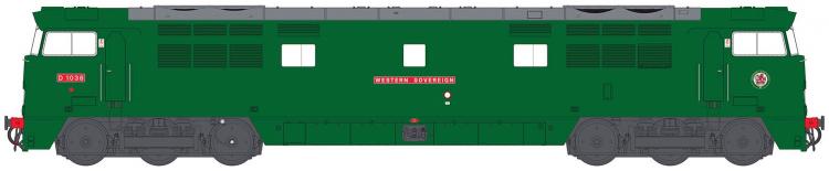 Class 52 #D1038 'Western Sovereign' (BR Green - Small Yellow Panels) - Pre Order
