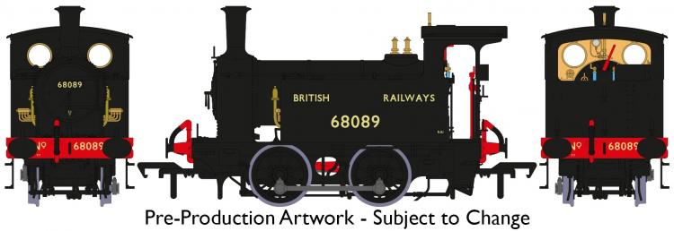 BR (ex-NER) Y7 0-4-0T #68089 (Black - 'British Railways') - Pre Order