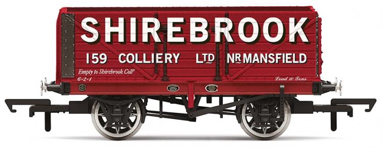 7 Plank Wagon - Shirebrook #159 (Red) - Out of Stock