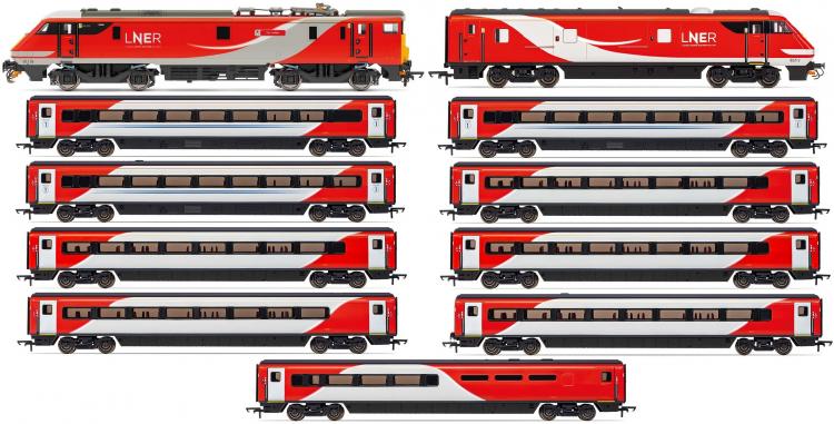LNER Mk4 11-Car Train Pack (Red & White) - Sold Out