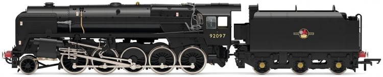 BR 9F 2-10-0 #92097 (Black - Late Crest) with Westinghouse Pumps - Pre Order