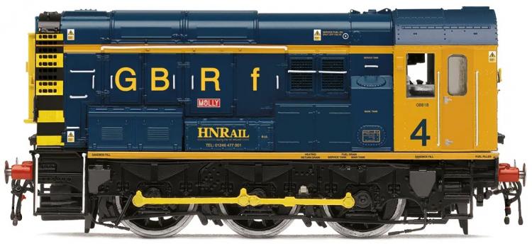 Class 08 #08818 'Molly' (HN Rail - GBRf Blue & Yellow) - Pre Order