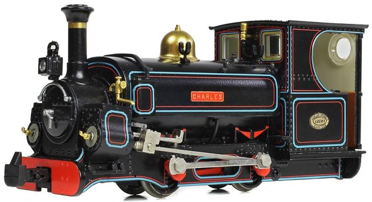 Bachmann - Mainline Hunslet 0-4-0ST 'Charles' (Penrhyn Quarry - Lined Black - Late) DCC Sound - In Stock