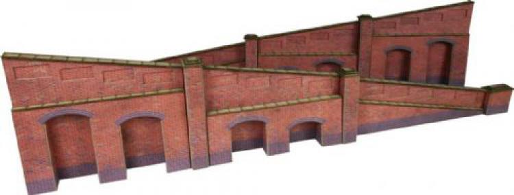 Tapered Retaining Wall - Red Brick - In Stock
