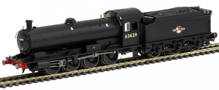 BR Q6 0-8-0 #63429 (Black - Late Crest) - Sold Out