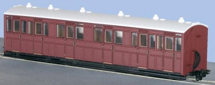 Peco - L&B Bogie Composite (Indian Red) Unlettered - In Stock