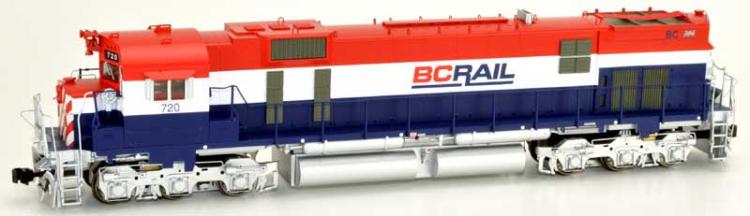 Bowser - MLW M630 - BC Rail #720 (Red, White & Blue) DCC Sound - Sold Out