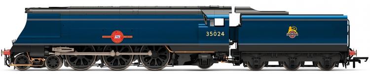 BR Merchant Navy 4-6-2 #35024 'East Asiatic Company' (Blue - Early Crest) - Sold Out