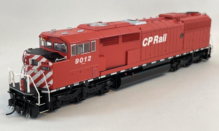 Bowser - GMD SD40-2F - CP Rail #9012 (Sill Dashes - Rectangle Porthole) DCC Sound - Sold Out
