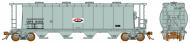 127010-3 : Rapido - NSC 3800 cu. ft. Cylindrical Hopper - Procor (Flying P) UNPX #121425 - In Stock