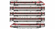 R3762 : Class 800/1 Azuma #800201 (LNER - White & Red) 5-Car Train Pack - In Stock