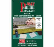 PS-370 : Peco - Track Bed Weathering Kit - Steam - In Stock