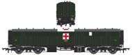 ACC2423-A5 3207 : ex-GWR Siphon G ex-Dia.O33 Overseas Ambulance Train #32 Ward Car (Olive Green - Red Cross) - Pre Order