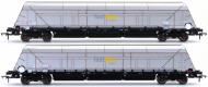 ACC2601-FF2 : HYA Bogie Hopper Wagon - Fastline Freight / GE - Twin Pack 2 - In Stock