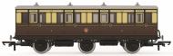 R40304 : GWR 6 Wheel Coach 1st Class #519 (Chocolate & Cream) - Pre Order