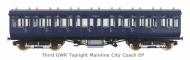 4P-020-111 : GWR Toplight Mainline & City C37 Third Class #3903 (Lined Chocolate & Cream) - Pre Order