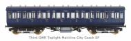 4P-020-311 : GWR Toplight Mainline & City C37 Third Class #3907 (Chocolate & Cream - Shirtbutton) - Pre Order 4P-020-311 : GWR Toplight Mainline & City C37 Third Class #3907 (Chocolate & Cream - Shirtbutton) - Pre Order