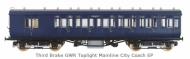 4P-020-402 : GWR Toplight Mainline & City D62 Third Brake #3756 (Brown) - Pre Order