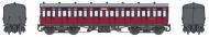 4P-020-511 : BR (ex-GWR) Toplight Mainline & City C37 Third Class #3911 (Maroon) - Pre Order