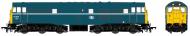 ACC2750-31409DCC : Brush Type 2 - Class 31/4 #31409 (BR Blue with White Stripe - Small Arrows) DCC Sound - Pre Order